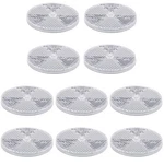 10 Pack Front Round Reflector For Driveway Fence Gate Posts Trailers Safety A... Brand. Price: $18.70.