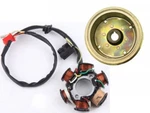 Coil Pole (5 Wire) Ac Stator With Flywheel Magneto GY6 125CC & 150CC Motors New. Price: $25.98.