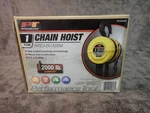 New Performance Tool W4005DB One Ton Chain Hoist (M29). Price: $99.99.