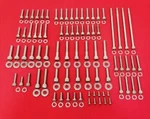 2007-16 Harley Touring Ultra Street Glide Polished Stainless Engine Bolt Kit Set New. Price: $74.50.