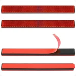 Evermotor Stick-on Rectangular Reflectors Red Safety 6.53 Inch Motorcy New. Price: $13.96.