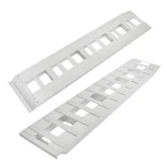 2PCS 72'' 14'' Aluminum Sliver Trailer Ramps 6500LBS Total Beavertail Hook End New. Price: $216.04.