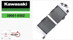 Kawasaki Oem 39061-0592 Radiator Assembly Japan Jdm New. Price: $324.01.
