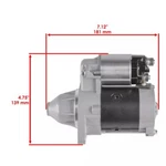 Caltric Starter For John Deere LX172 LX173 LX176 LX178 LX186 LX188 LX277 LX289 New. Price: $89.24.
