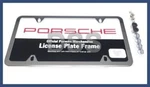 Genuine Porsche Polished Stainless Steel Slimline License Plate Frame Oem New. Price: $72.31.