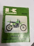 Kawasaki KX250 Owners And Service Manual Oem Used. Price: $15.99.