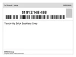 Genuine Bmw Touch-up Stick Sophisto Grey 51-91-2-148-493 New. Price: $36.46.