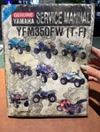 Yamaha Oem Service Manual YFM350FW (t-f) Pn: LIT-11616-FM-35 Used. Price: $29.00.