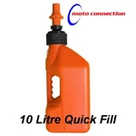 Tuff Jug Fuel Petrol Can 10 Litre Quick - Fill Ripper Cap Orange Mx Enduro New. Price: $66.61.