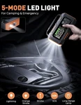 Buture 8000A Car Jump Starter With Air Compressor 160PSI, Force Any New. Price: $99.00.