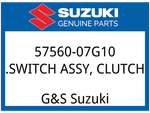 Suzuki Oem Part 57560-07G10 Switch, Clutch New. Price: $66.84.