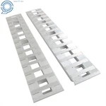 New 84" X14" Aluminum Ramps 2 Pcs 6000LBS Car Trailer Truck Hook End Pair 7FT. Price: $244.61.