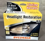 Sylvania - Restoration Kit 3 Easy Steps Restore Headlights New. Price: $45.00.