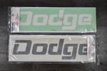 2X Sealed Oem Chrysler Dodge 24-25" Die-cut Logo Sets Black & White Mopar New. Price: $150.00.
