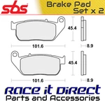 Brake Pads Harley Sportster Xl 1200 Forty (lc) 2010 Front Ct V-twin Sbs New. Price: $75.29.