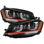 For Volkswagen Golf 14-19 Headlights Signature Series Driver & Passenger Side New. Price: $640.86.