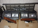 Toyota Land Cruiser FJ62 Grile Headlights Complete Set Used. Price: $599.00.