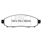 Disc Brake Pad Set-rwd Ebc DP61747 New. Price: $148.13.