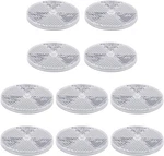 Tallew 10 Pack Front Round Reflector For Driveway Fence Gate Posts White New. Price: $19.49.