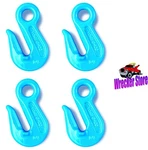 Qty. 4, Yoke X-041-10, 3/8" G100 Eye Grab Hook, 8,800 Lb. Wll, Grade New. Price: $140.01.