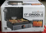 Nib Blackstone On-the-go Tabletop Propane Griddle 12,500 Btu. With Hood 2143 New. Price: $130.00.