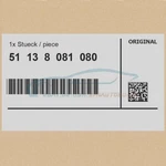 Genuine Bmw 51138081080 - Neu. Price: $116.55.