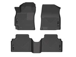 Husky Weatherbeater FRONT/2ND Row Floor Mats 3PC Fits 21-26 Hyundai Elantra Blk New. Price: $149.99.