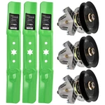 Deck Spindle & Mower Blade Kit For Cub Cadet Kw Fab XT1-GT50 Kh New. Price: $83.95.