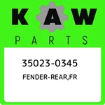 35023-0345 Kawasaki Fender-rear,fr 350230345, New Genuine Oem Part. Price: $93.89.