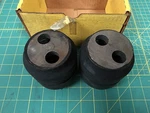 (lot Of 2) Euclid E-1999A Equalizer Bushing 2-HOLE, Steel & Rubber New. Price: $40.00.