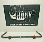 52087824 Front Suspension Stabilizer Sway Bar & Bushings 97-06 Jeep Tj Wrangler Used. Price: $128.70.