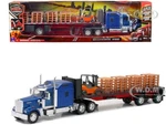 Kenworth W900 Truck W/flatbed & Forklift Pallets 1/32 By New Ray SS-10263. Price: $43.99.