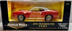 Ertl 1/18 Scale 1971 Cuda 440 6-PACK Red With Black Vinyl Top Of 2502, Boxed Used. Price: $79.95.