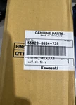 Kawasaki Oem Part 55028-0634-739 Cowling,lwr,lh,m.f.s.black New. Price: $74.99.