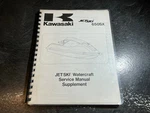 1987-1990 Kawasaki 650SX Jet Ski Watercraft Service Manual Supplement JS650 Good. Price: $21.67.