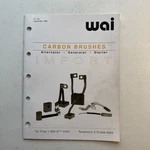 Wai Wetherill Associates 1989 Carbon Brushes Alternator, Starter Catalog Acceptable. Price: $9.89.
