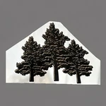1PC Redwood Rv Motorhome Camper Front Legend Tree Decal Blk/gold 35 X31 Oem New. Price: $98.00.