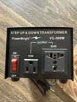 VC300W Powerbright Step Up & Down Transformer / Converter Open. Price: $27.50.