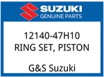 Suzuki Oem Part 12140-47H10 Ring Set, Piston New. Price: $115.72.