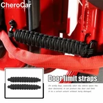 Door Limiting Straps For Jeep Wrangler Cj Yj Tj Jku 550 Pound Paracord 96-21 New. Price: $14.99.