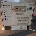 Pure Sine Inverter With On/off Switch Dc Input Wiring Compartment Used. Price: $132.50.