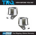 Trq Front Metal Exterior Door Handle Pair Set Chrome Lh Sides For Kenworth New. Price: $89.95.
