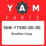 56W-17590-00-00 Yamaha Breather Comp 56W175900000, New Genuine Oem Part. Price: $20.94.