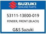 Suzuki Oem Part 53111-13E00-019 Fender,front (black) New. Price: $123.79.