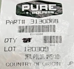 New Genuine Polaris 3130068 Jet, Pilot, #45 (10). Price: $13.23.