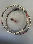 Easton EA90 Xc 29ER Wheelset High-end Lightweight Mtb Red M1 Hubs Ust Used. Price: $159.00.