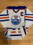 Ccm Authentic Mark Messier Edmonton Oilers Small Block Mesh Nhl Jersey White 44 Used. Price: $460.00.