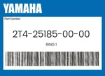 Yamaha Genuine Ring 2T4-25185-00-00 New. Price: $22.03.