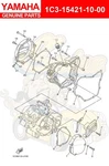 Yamaha Cover, Crankcase 1C3-15421-10-00 Oem New. Price: $48.81.