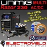 Unimig Razor 230 Acdc Tig Stick Welder + X Torch Machine Ac/dc U11004K Brand. Price: $1787.17.